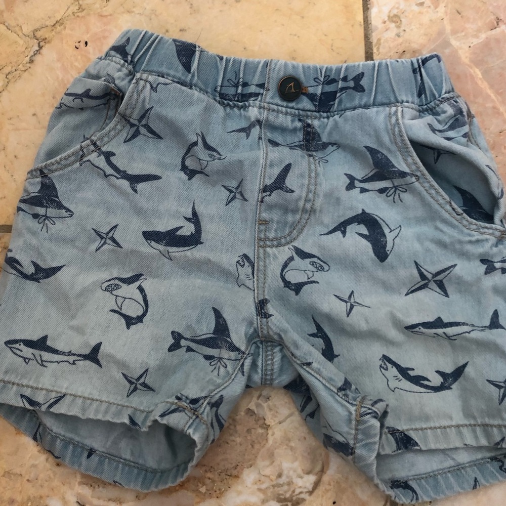 Baby Zara Jean shirt shorts boys